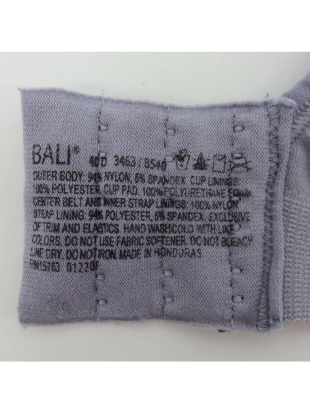 Bali 40D 3463 Comfort Revolution Wireless T Shirt Bra Purple Gray Polka Dot - Picture 10 of 12